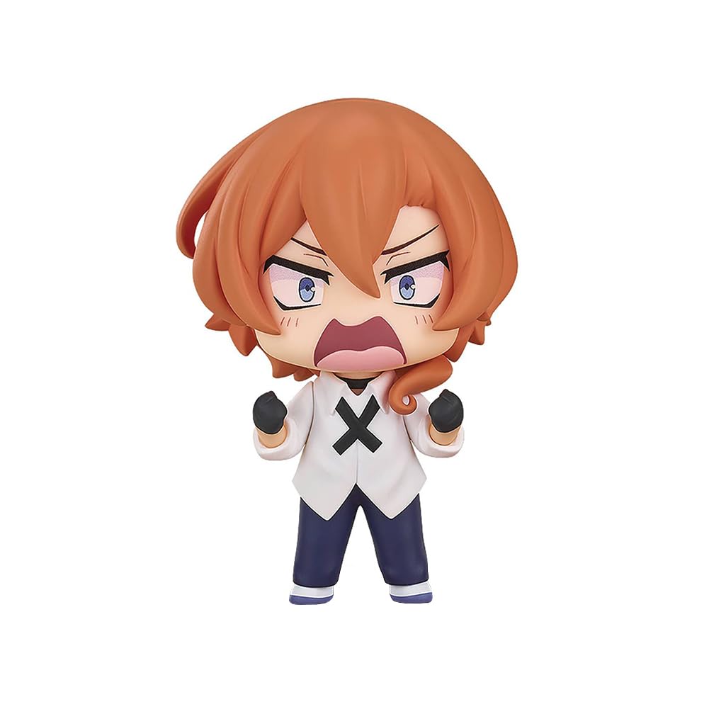 Jiumaocleu Anime Nakahara Chuuya Figure Model Statue 7CM PVC Statue BSD Figurine Nakahara Chuuya Merch Desktop Ornament Collectibles