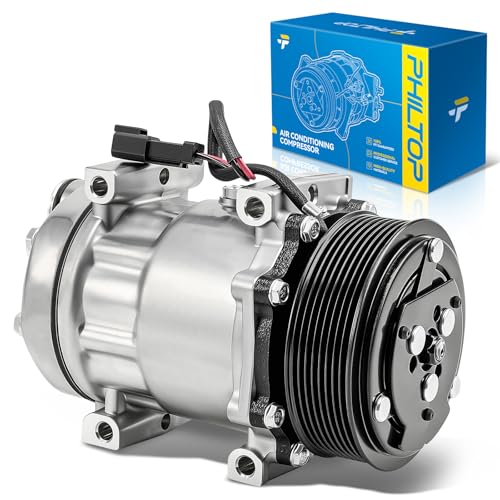 Image of PHILTOP 31991 Air Conditioner AC Compressor with Clutch for Dodge Ram 2500 1994-2005 5.9T,Ram 3500 1994-2005 5.9T