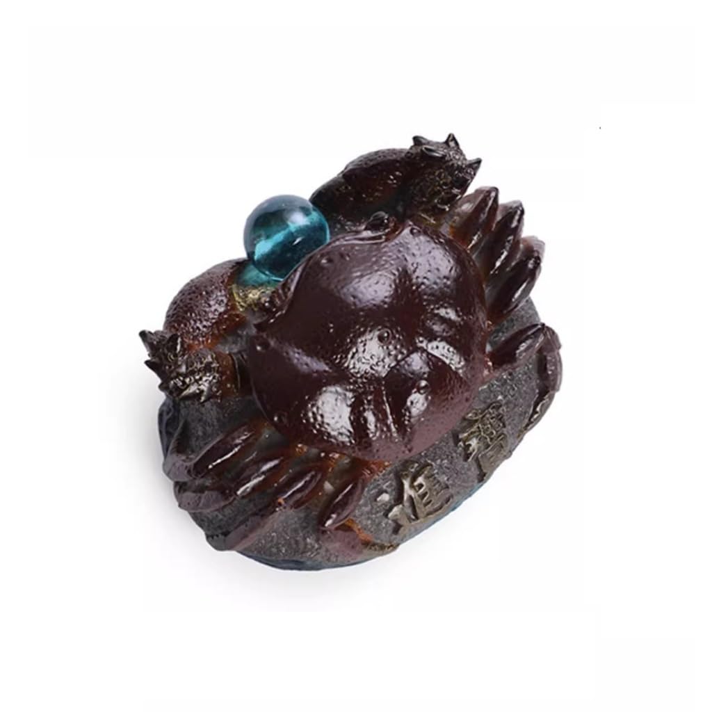 ENGENDER Kung Fu Tea Pet Tea Pet Ornaments, Lucky Crabs, Creative Handmade Statues, Room Sets, Accessories, Color-changing Toys