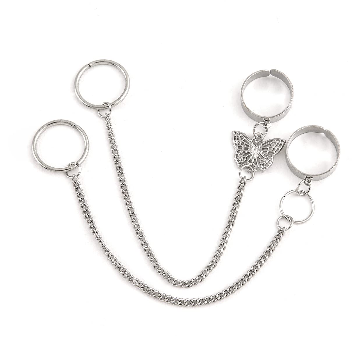 See full amazon price history chart for Shining Diva Fashion Latest Stylish Metal Boho Midi Finger Rings for Women and Girls - Set of 2 (rrsd14176r), Silver Shining Diva Fashion Latest Stylish Metal Boho Midi Finger Rings for Women and Girls - Set of 2 (rrsd14176r), Silver (B0B5LFRD5Z) Amazon Price History, Amazon Price Tracker