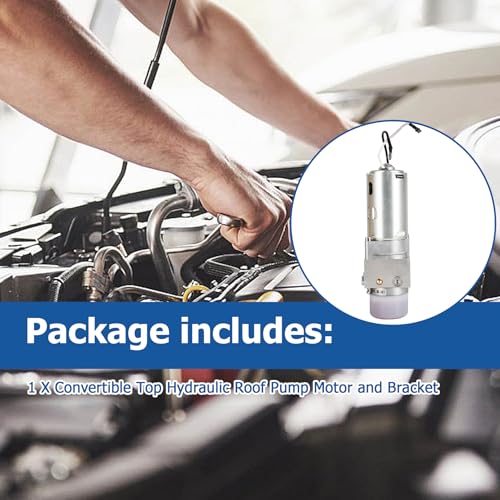 Image of WFLNHB Convertible Top Hydraulic Roof Pump Motor and Bracket Replacement for BMW Z4 2-Door - Convertible Top Hydraulic Roof Pump Motor Replace 54347193448 54347119633