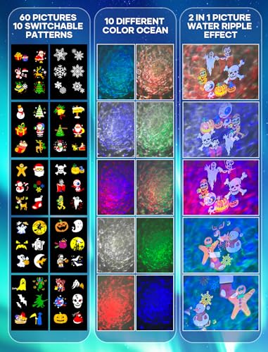 Topritt SS170 Halloween Christmas Projector Lights Outdoor Indoor thumb #1