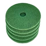 Virginia Abrasives 416-50175-5PK 17" Green Floor Maintenance Pads - Cleaning Floor Replacement Pads,