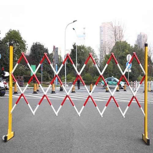 Barrière métallique extensible industrielle au design rétractable haute résistance