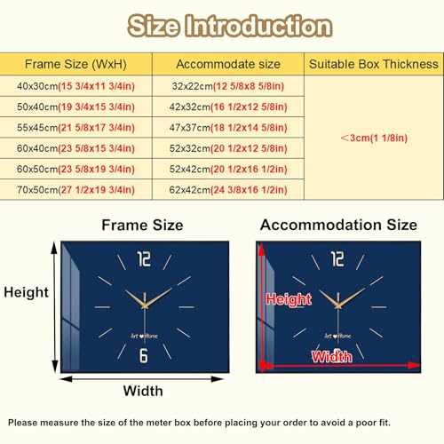 Cache compteur électrique pour cacher un tableau disgracieux facilement - 8
