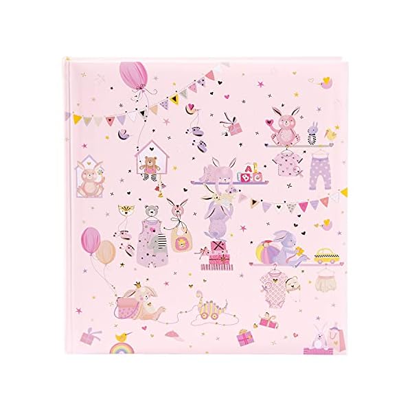 goldbuch Babyalbum Wonderland im Turnowsky Design, Kunstdruck Fotoalbum mit 60 weiße, Pergamin & 4 illustrierte Seiten…