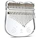 Binogram Kalimba Daumen Klavier 21 TöNe Finger Tragbarer Kristall Mbira mit Dem Stimmhammer und Aufkleber für Kinder Erwachsene AnfäNger