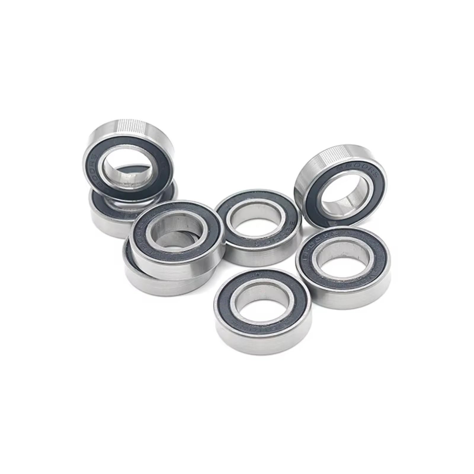 Cojinetes Maquetas Rc 6800ZZ 61800Z 61800 2RS RS 6800LLU 8 Piezas 10x19x5mm Rodamiento Bolas Ranura Profunda 6800 Accesorio Montaje Coche RC Camión