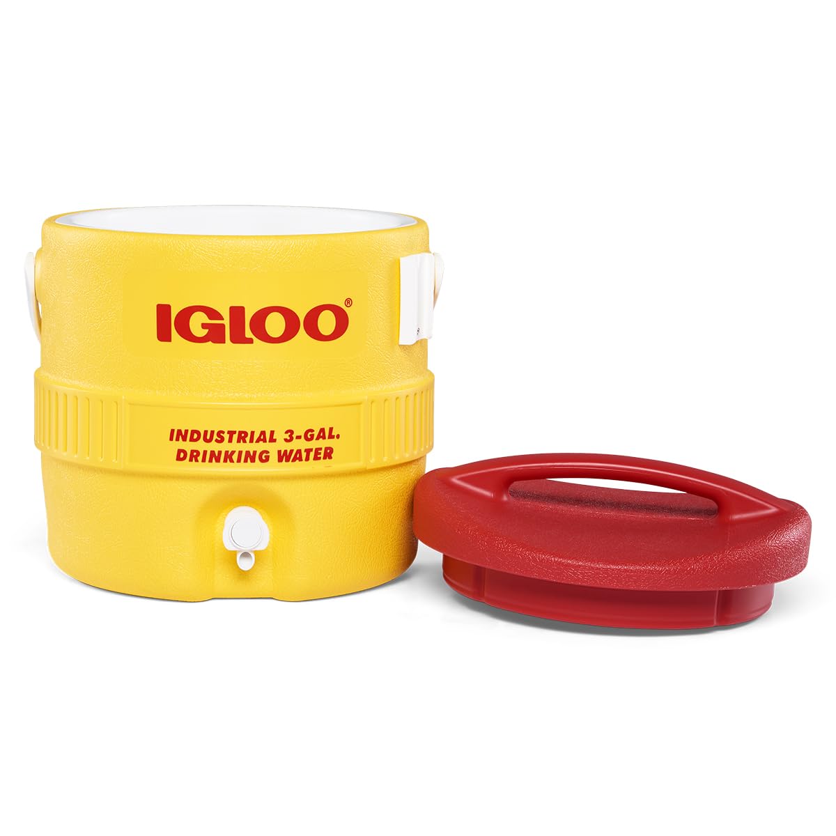 Igloo Industrial Water Cooler 3 gal. Red/Yellow