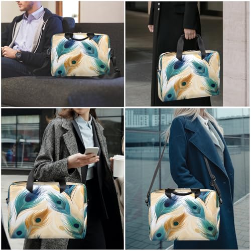 Maletín para laptop 15.6-16 pulgadas con diseño azul miniatura 2