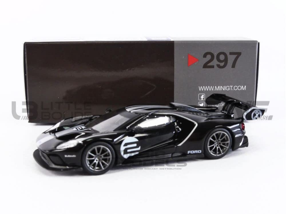 Amazon | MINI GT 1/64 フォード GT Mk II #006 シャドウブラック 左