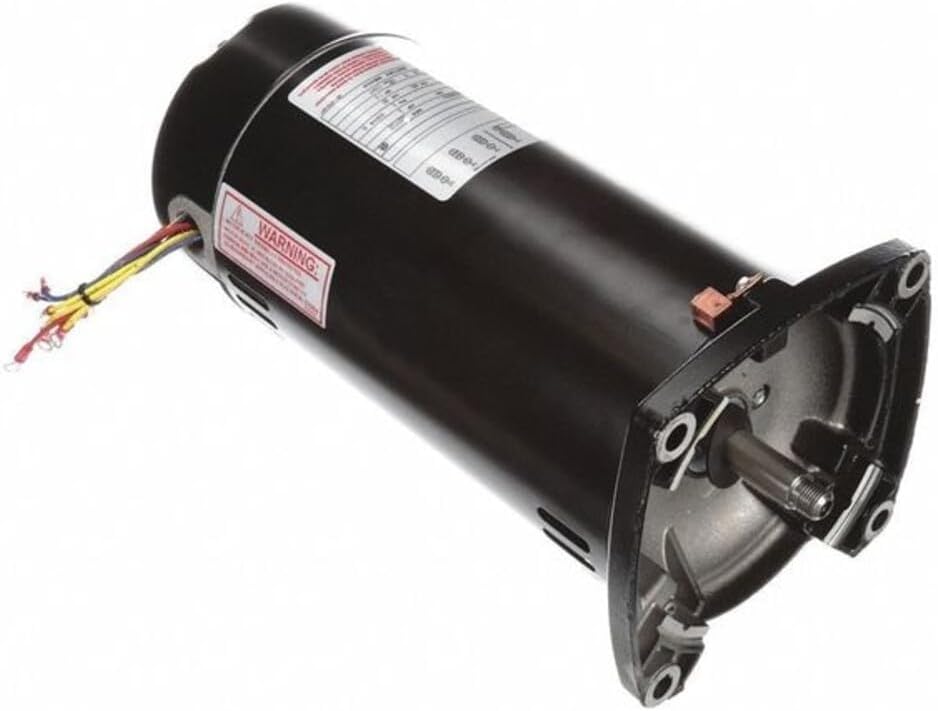 A.O. Smith Q3202 2 HP, 3450 RPM, 8.5/4.3 Amps, 1.3 Service Factor, 48Y Frame, three phase, ODP Enclosure, Square Flange Pool Motor