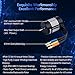 3650 4300KV Brushless Motor 1/10 RC Car 3.175mm Shaft 540 Motor High Speed Waterproof Motor for Most of 1:10 Scale RC Vehicles Truck Update Parts
