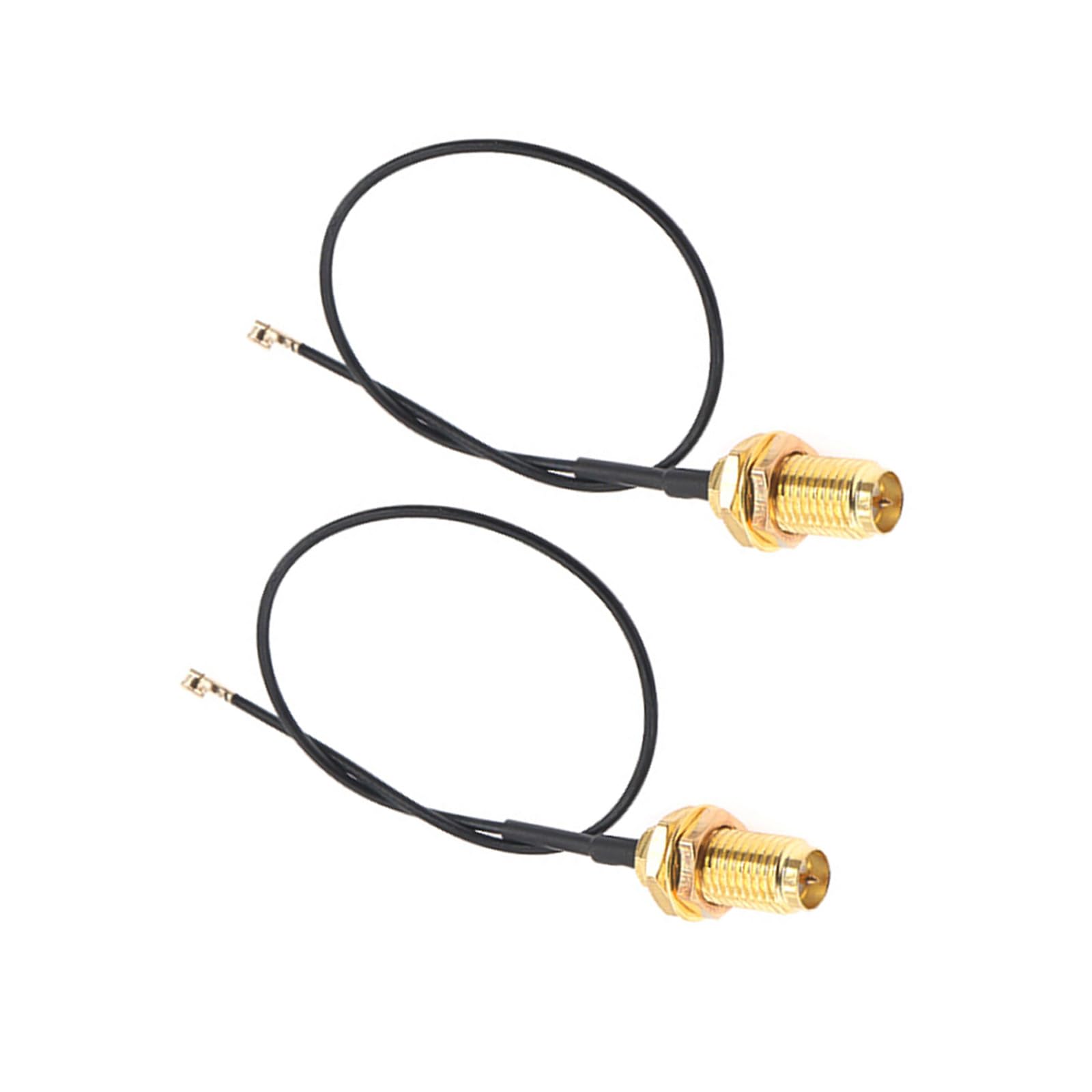 U.FL IPEX MHF4 to RP-SMA 0.81mm RF Pigtail Cable Antenna for NGFF/M.2 7260NGW 8260NGW 8265NGW WiFi Wireless Router Pack of 2