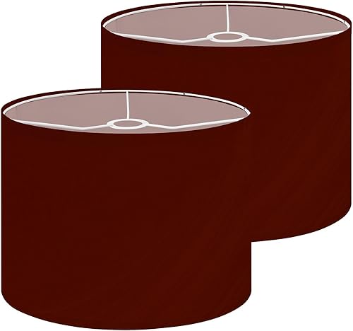 Miniatura 21 de Lamp Shades Set of 2 Floral style 70s groovy daisy flowers Retro floral naive design Style Drum lampshades for Floor Lamps Table Lamps Pendant Light