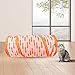 MFMEXUL 3xCat Tunnel Hideaway Cage Toys Cat Tunnel Toy for Puppy Chinchilla Exercise Rat Indoor