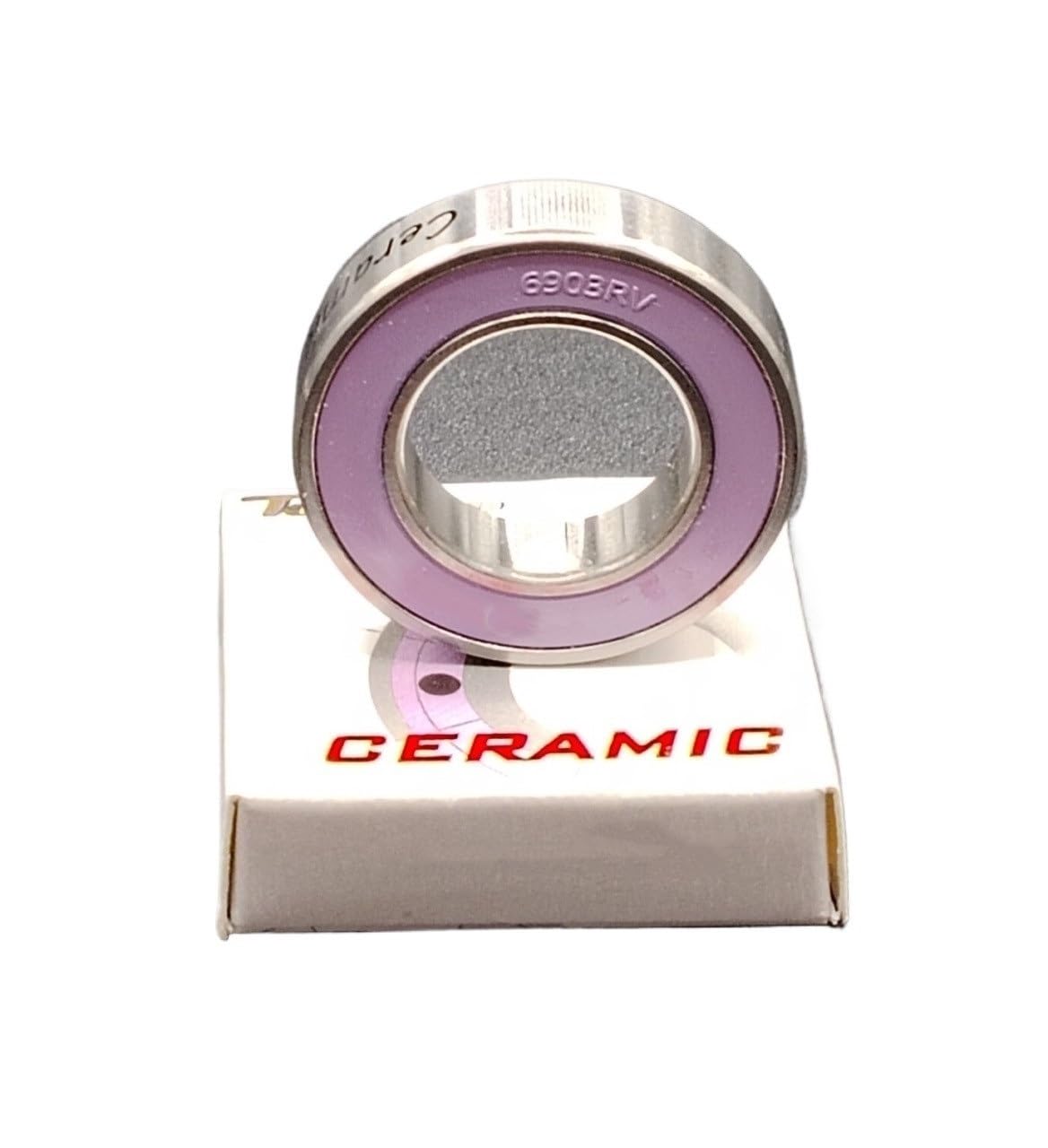 Lot de 4 roulements à billes en céramique for moyeu de vélo hybride 6903-2RV-N4, 17 x 30 x 7 mm, accessoires