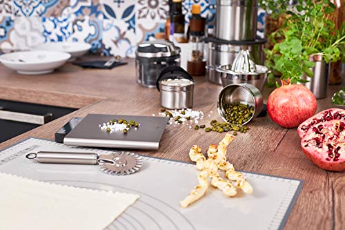 RÖSLE Presse-Citron Manuel de Haute Qualité - Pour les Agrumes, Citrons, Citrons Verts, Oranges - Récipient Extra-Large - Va au Lave-Vaisselle, Acier inoxydable 18/10, Jaune, 15 x 18 x 18 cm – Image 5