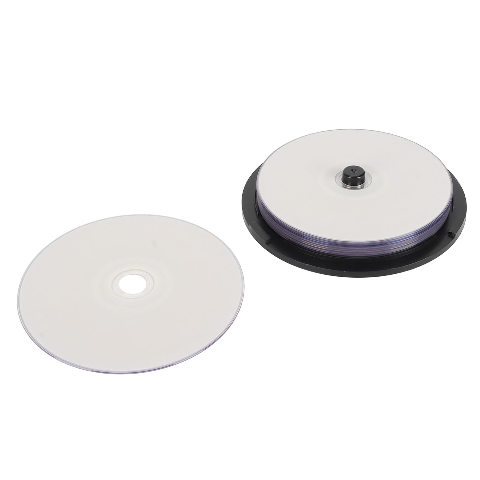 Disque Vierge DVD R, CD Vierges de Grande capacité de 4,7 Go, Disque Multimédia Enregistrable Polyvalent PC Haute Vitesse 16X pour Photos Vidéo Musicales, Disque de Données de