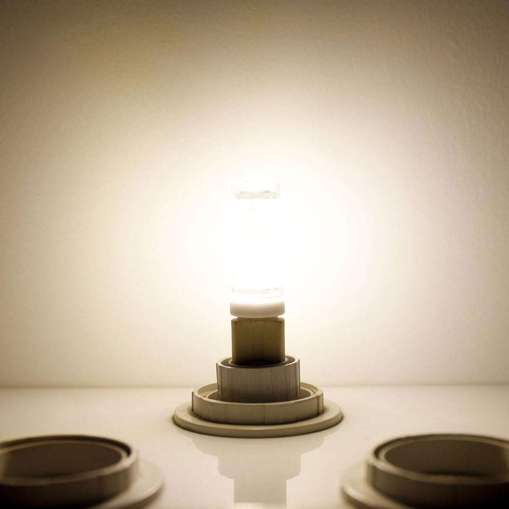 4 Pack 10W BA15D LED Light Bulb (100W Halogen Equivalent), Natural White Light 4000K, AC110V, BA15D Double Contact Bayonet Base, Dimmable, BA15D Ceramic LED Corn Light Bulbs