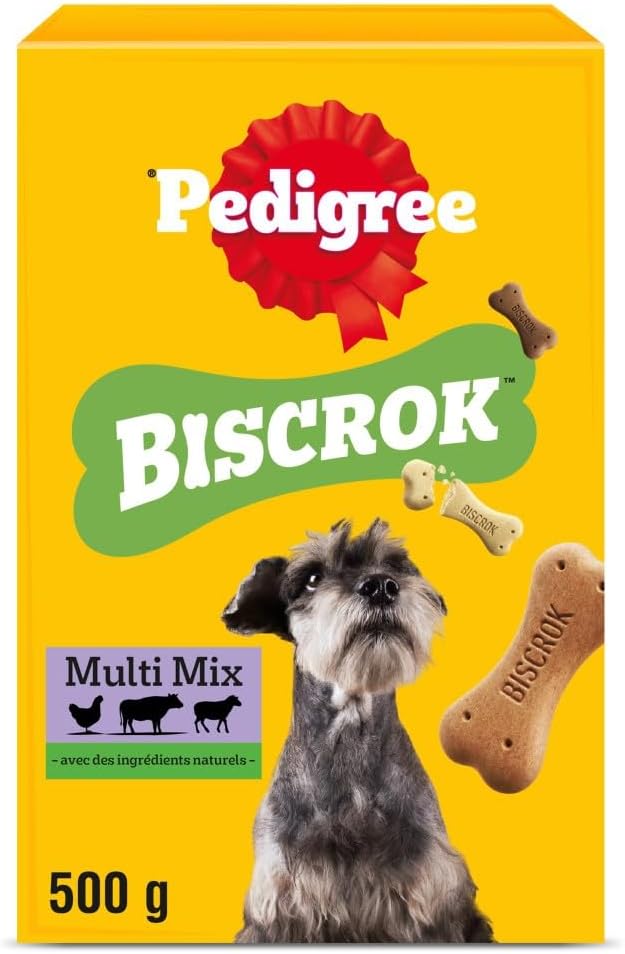 Pedigree Biscrok Multi Mix 500 g : avis et test des meilleures friandises pour chien en pack de 12 Pedigree Biscrok Multi Mix 500 g : avis et test des meilleures friandises pour chien en pack de 12