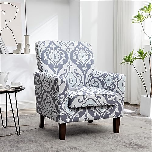 Container Furniture Direct Contemporary Accent Arm Chair with Birch Wood
