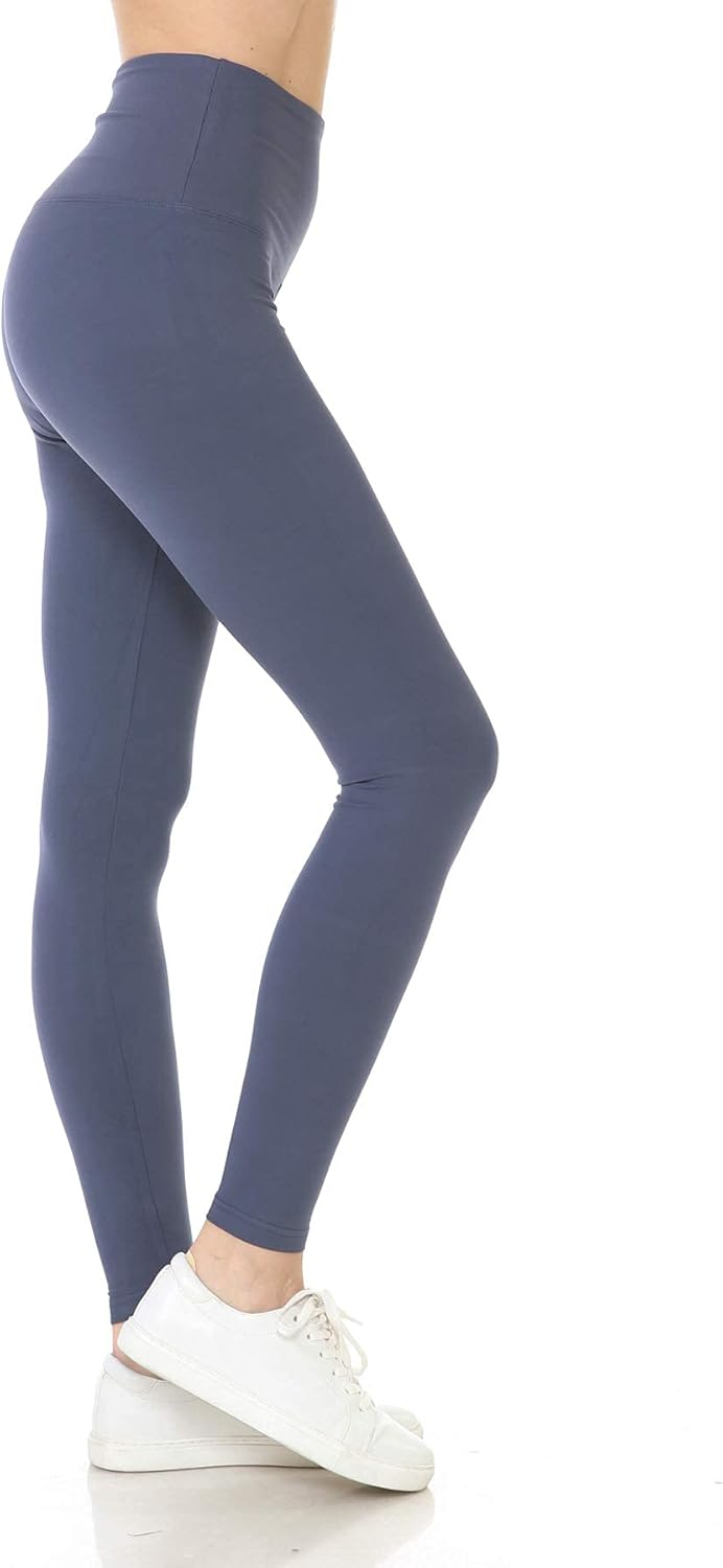 Leggings Depot Yoga Waist REG/Plus Women's Buttery Soft Leggings : Everything Else