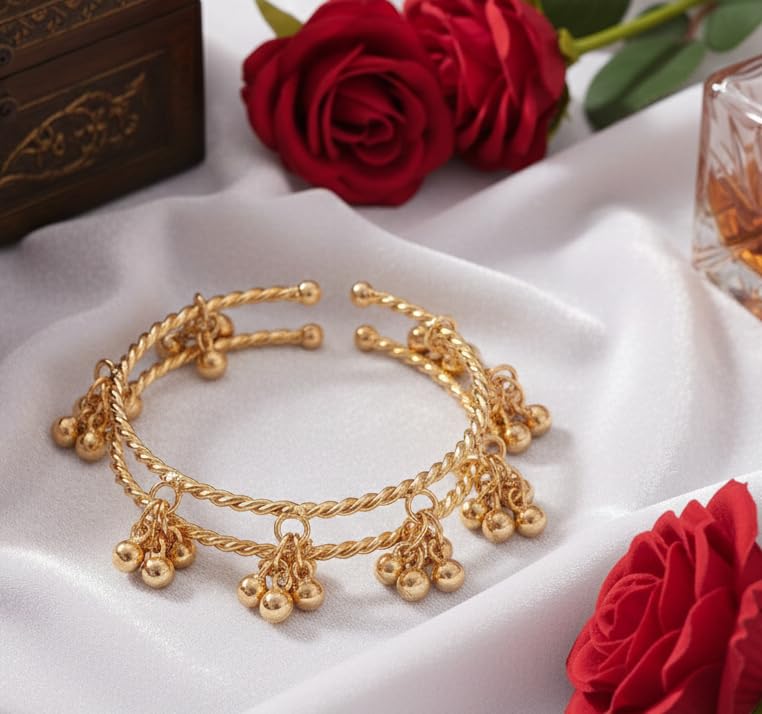 Image of NMII Stylish Glossy Bangle & Bracelet Set for Women & Girls