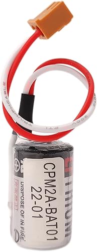 Miniatura 2 de (5 piezas ER3V 3.6V batería de litio de repuesto para OMRON CPM2A-BAT01 CPM2ABAT01 CPM2A CQM1H con enchufe