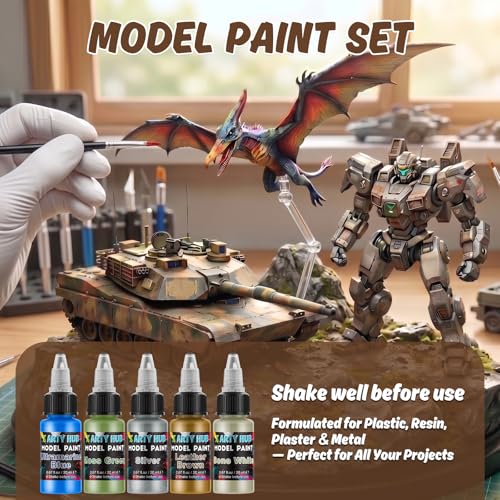 X ARTY HUB Model Paint Set, 34-Piece Miniature Painting Kit, Ready-to-Spray by X ARTY HUB - Used condition - Image 5