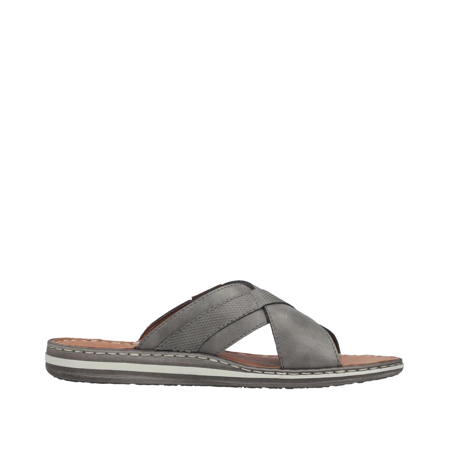 Rieker Herren Pantolette in schwarz
