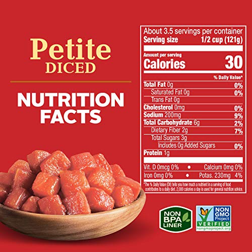 Hunt's Petite Diced Tomatoes, Keto Friendly, 14.5 oz