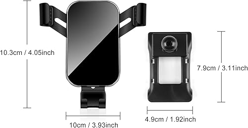Miniatura 9 de KUNGKIC Para VW Golf 6 MK6 Car Vent Phone Mount para 2008  2019 Volkswagen Golf 6 GTI Rotación 360 Soporte de teléfono celular para 4-6.2 pulgadas