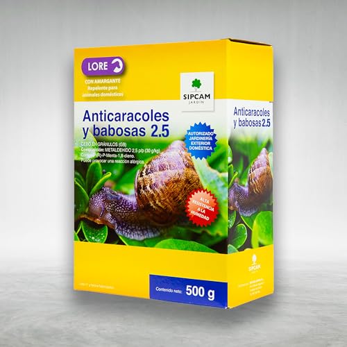 Anti Caracoles y Babosas en Cebo Granulado de 500 GR - Insecticida Autorizado a Uso Doméstico - Elimina Caracoles y Babosas - Alta Eficacia con poder atrayente - Nexum Market