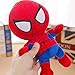 YFFSBBGSDK Jouets en Peluche Disney 27 Cm Marvel Avengers Robe Douce héros Captain America Iron Man Spiderman Jouet en Peluche Film poupée Cadeau de noël
