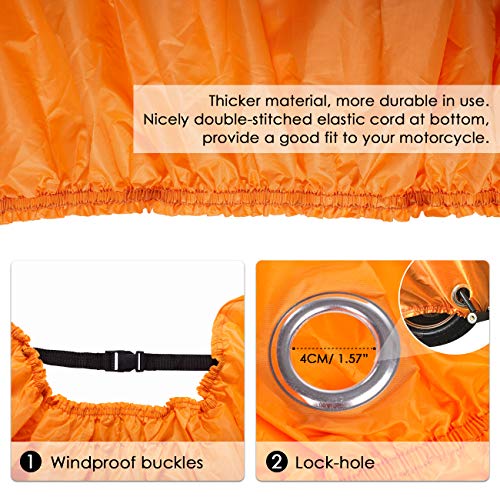 Telo per moto colore arrancione (L)