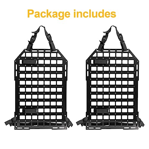 2Pcs Rigid Molle Panel for Vehicles, Storage Back Seat Truck and Tactical Seat Back Organizer Car Organizers Gun Rack 21.3"*14.2" by OEMASSIVE - Image 7