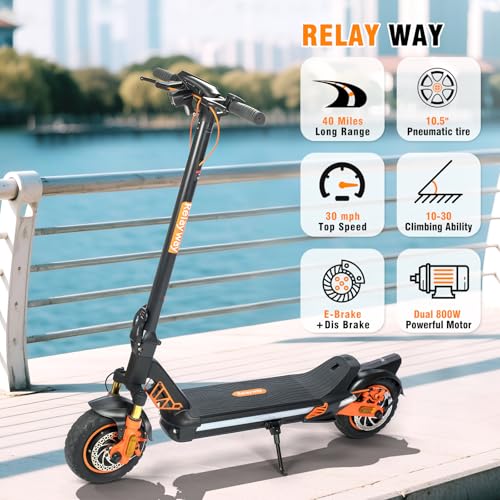 Image of Offroad Electric Scooter 30 Mph Speed, 40-50 Miles Range, 300+ lb Capacity