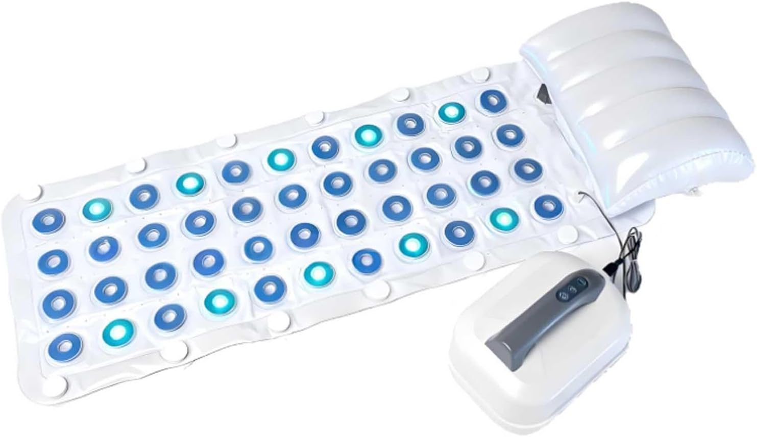 Bubble Bath Mat - Bubble Bath Mat with Bathtub Massage Function, Featuring Remote Control, 6 Adjustable Massage Speeds, Non-Slip Suction Cups, and Led Lights to Create A Home Spa Atmosphere.