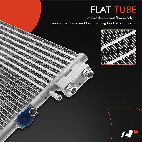 A-Premium Air Conditioning A/C Condenser Compatible with Chrysler 300 2019-2010 & Dodge Charger Challenger 2009-2010, Replace# 68050127AB - Thumbnail 3