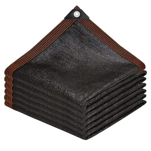 Voile-d'ombrage-Toile-Filet-Ombrage-Exterieur Rectangulaire avec œillets pour Balcon, Serre, Jardin, Pergola, Patio Lawn-2x3m-Noir