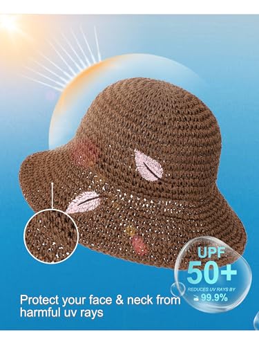 Sombrero de dama La Carrie con protección UV y ala ancha miniatura 5