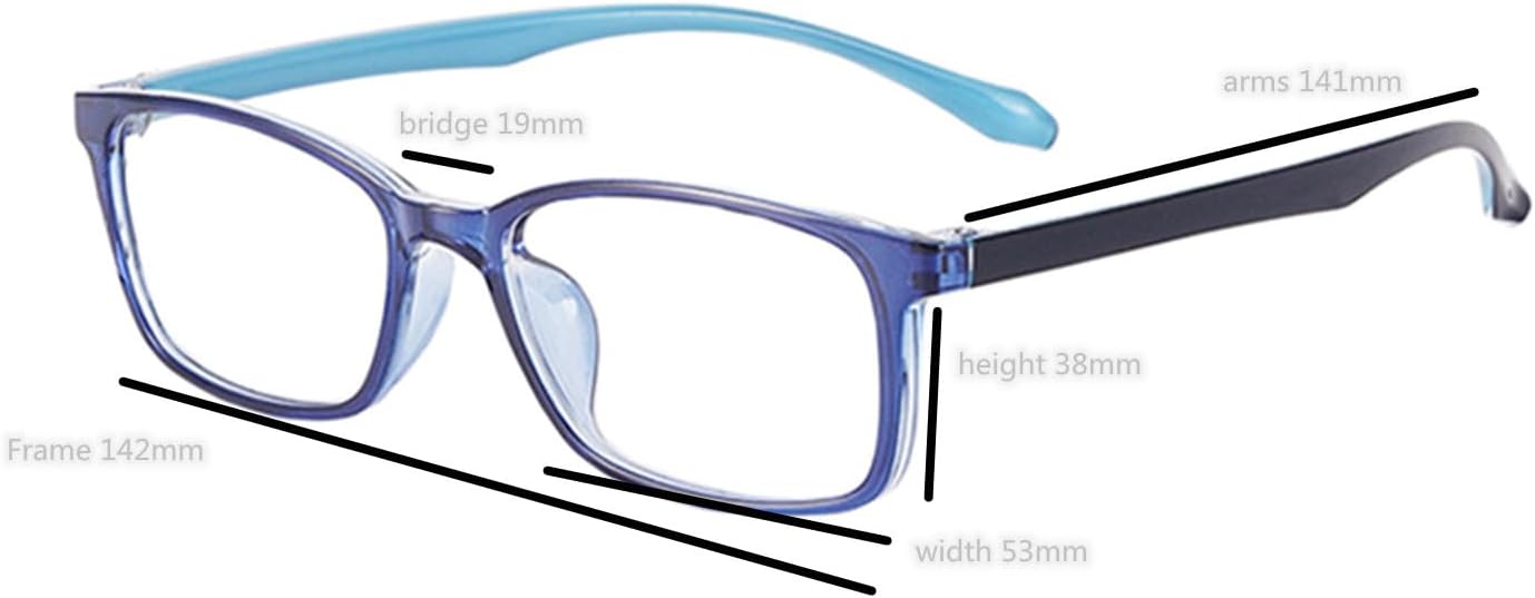 oriopxic Oval Frame Nearsighted Glasses Distance Men Women Shortsighted Glasses