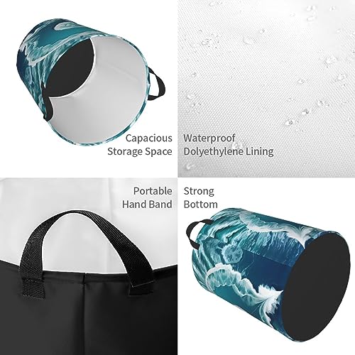 Panier de rangement pour linge afin de libérer de l'espace au sol