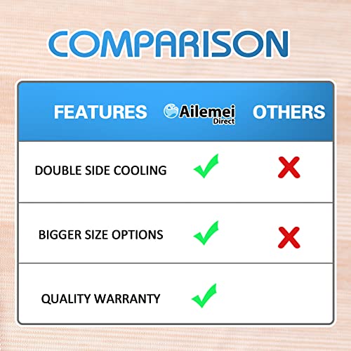Image of Cooling Blanket with Double Sided Cold Effect, Queen Size Lightweight Breathable Summer Large Big Blankets for Bed, Transfer Heat to Keep Body Cool for Hot Sleepers and Night Sweats, 90 inchx90 inch