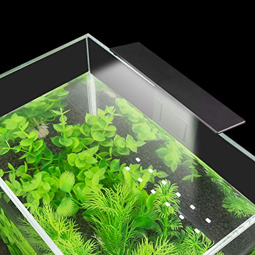 Senzeal X3 Libra Aquarium Fish Tank Light Us 6W 12 Led Aquarium Planted Clip Lamp 600Lm For 8-15 Inch Fish Tank White Led Lighting #TOP4