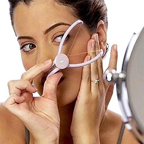 Foliam Eyebrow Body Hair Threading Epilator Women Convenient Facial Hair Remover Defeatherer Makeup Beauty Tool (Multicolour) 1