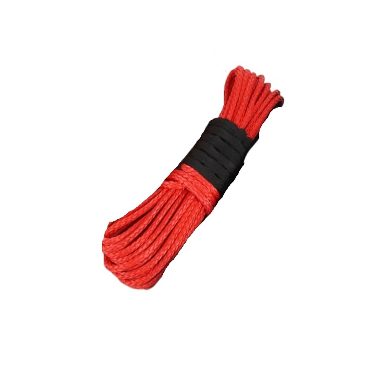 Do samochodów ciężarowych, przyczep, SUV-ów Lina Do Wyciągarki, 10 Mm, 30 Metrów, Syntetyczna, SUV-ów ATV UTV(Red)