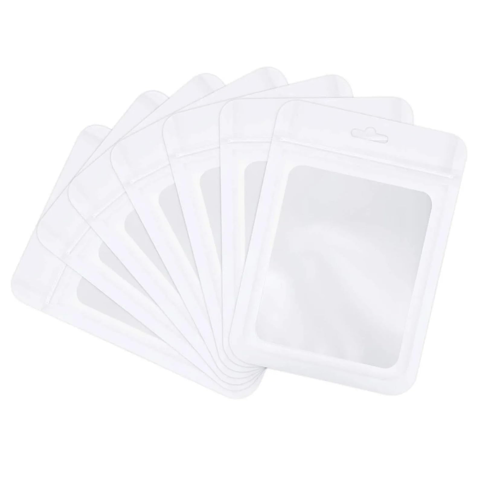 300PCS Colorful Mylar Bags Resealable Ziplock For Jewelry