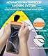 wasserdichte Handyhülle IPX8 Universelle Tauchen – Professionelle Unterwasser Handyhülle Touchscreen-Gehäuse Hülle für iPhone Samsung Galaxy Xiaomi bis zu 6,9 Zoll, Tauchen Schnorcheln